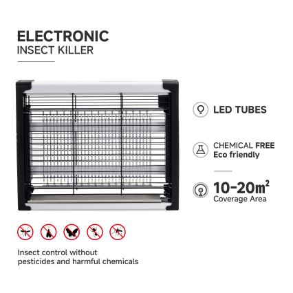 Brilagi - LED elektriline putukapüünis UV 2xLED/2W/230V 20 m2