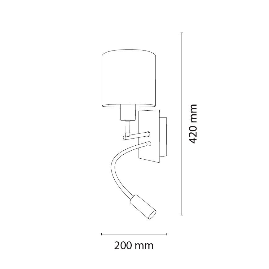 BRILAGI - LED lastetoa painduv seinavalgusti BOBO 1xE27/25W/230V + LED/3W mattkroom/valge/sinine/karukestega