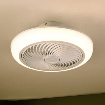 Brilagi - LED Häälestatav laevalgusti ventilaatoriga LED/30W/230V 3000-6500K valge + kaugjuhtimispult