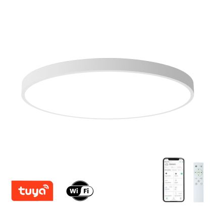 Brilagi - LED-hämardatav laelamp POOL SMART LED/180W/230V 3000–6000K, läbimõõt 120 cm, Wi‑Fi Tuya, valge + kaugjuhtimispult