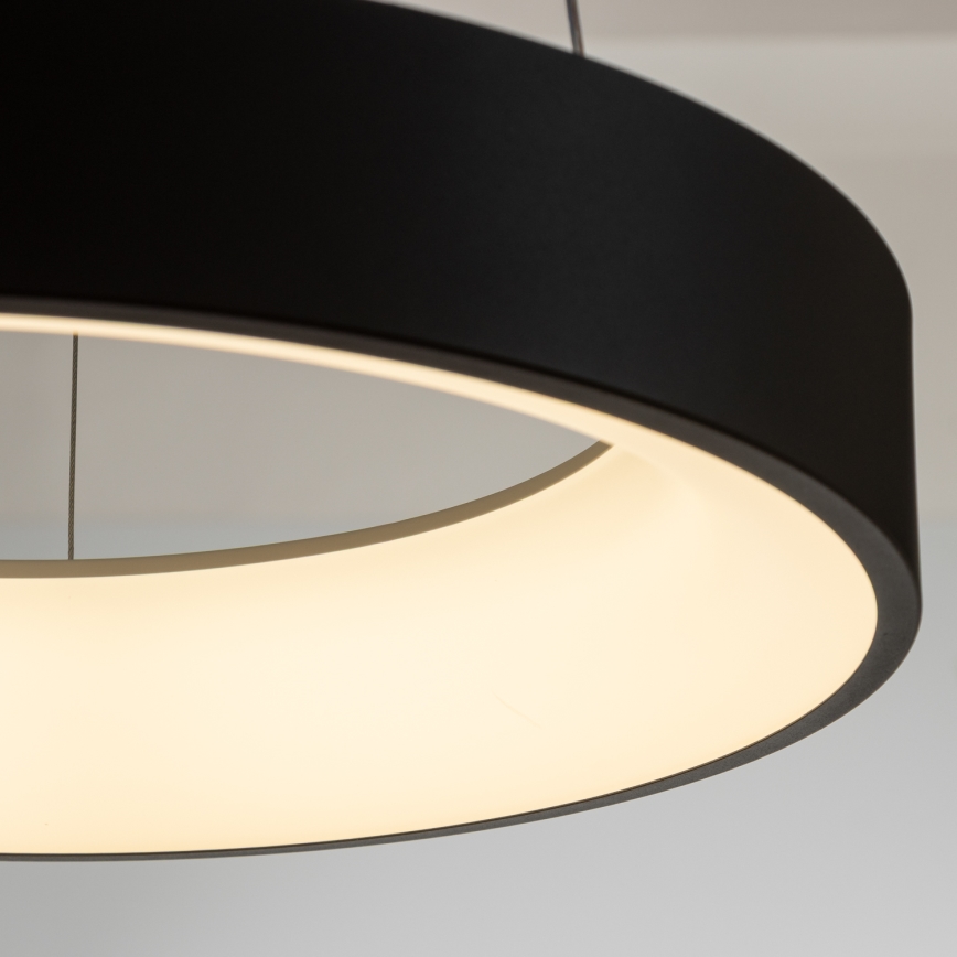 Brilagi - LED hämardatav rippvalgusti kaablil FALCON LED/80W/230V 3000-6500K läbimõõt 60 cm must + kaugjuhtimispult