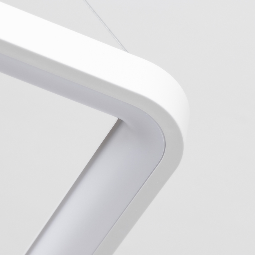 Brilagi - LED-hämardatav rippvalgusti kaabliga FALCON SLIM LED/50W/230V 3000-6500K 50x50 cm valge + kaugjuhtimispult