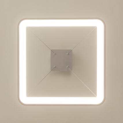 Brilagi - LED-hämardatav rippvalgusti kaabliga FALCON SLIM LED/50W/230V 3000-6500K 50x50 cm valge + kaugjuhtimispult