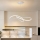 Brilagi - LED hämardatav kaabliga ripplühter INFINITY LED/80W/230V 3000-6000K 80x80 cm valge + kaugjuhtimispult