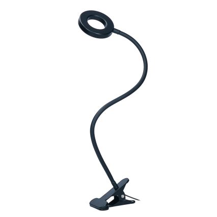 Brilagi -LED hämardatav klambriga lamp ORBELA LED/8W/5V 3000/4000/5000K must