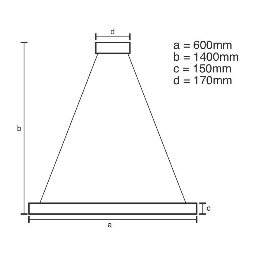 Brilagi - LED Hämardatav kristall Lühter nööril HALO LED/40W/230V + kaugjuhtimispult
