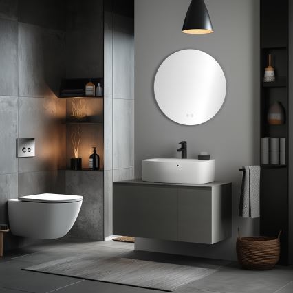 Brilagi - LED-vannitoa soojendusega peegel DEMI PRO LED/20W/230V läbimõõt 60 cm IP44 CRI 90 hämardatav + CCT