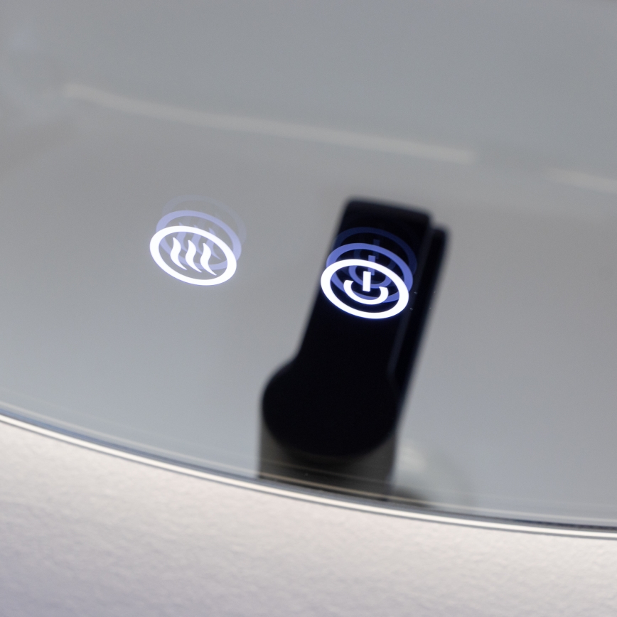 Brilagi - LED-vannitoa soojendusega peegel DEMI PRO LED/20W/230V läbimõõt 60 cm IP44 CRI 90 hämardatav + CCT