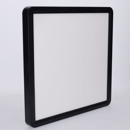 Brilagi - hämardatav LED-laelamp ESTELA SQUARE LED/36W/230V 3000-6500K 31x31 cm must + kaugjuhtimispult