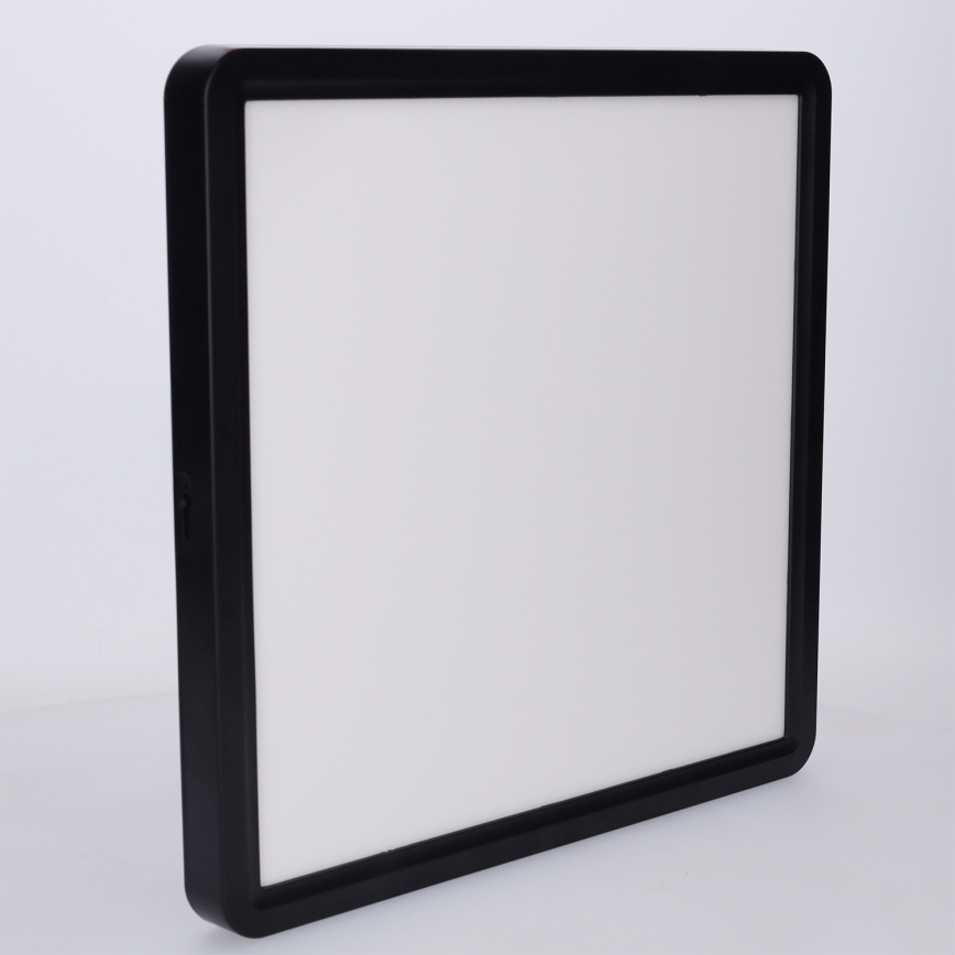 Brilagi - hämardatav LED-laelamp ESTELA SQUARE LED/36W/230V 3000-6500K 31x31 cm must + kaugjuhtimispult