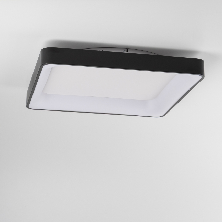 Brilagi - LED-hämardatav laevalgusti FALCON II LED/125W/230V 3000-6500K 60x60 cm must + kaugjuhtimispult