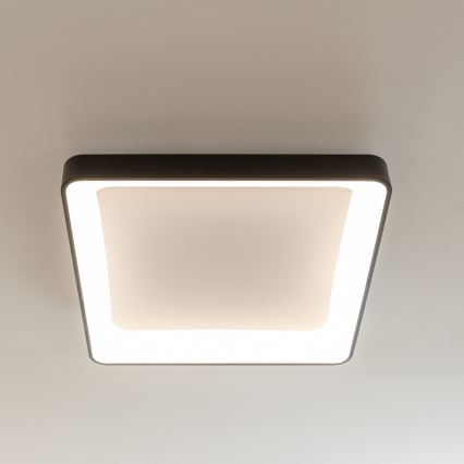 Brilagi - LED-hämardatav laevalgusti FALCON II LED/125W/230V 3000-6500K 60x60 cm must + kaugjuhtimispult