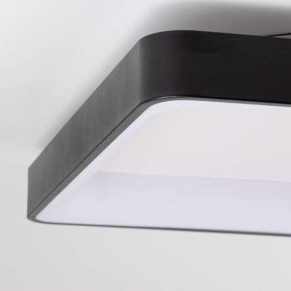 Brilagi - LED-hämardatav laevalgusti FALCON II LED/125W/230V 3000-6500K 60x60 cm must + kaugjuhtimispult
