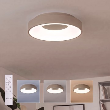 BRILAGI - LED hämardatav laelamp FALCON II LED/67W/230V 3000-6500K läbimõõt 40 cm beež + kaugjuhtimispult