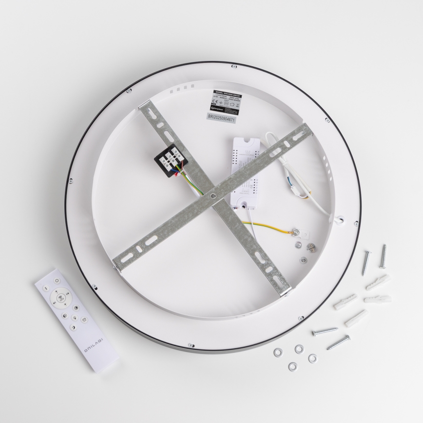 Brilagi - hämardatav LED-laelamp FALCON II LED/67W/230V 3000-6500K läbimõõt 40 cm must + kaugjuhtimispult