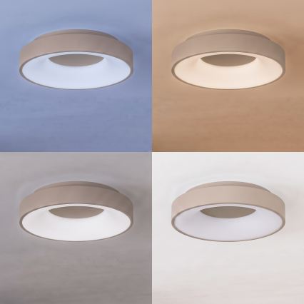 BRILAGI - LED hämardatav laelamp FALCON II LED/67W/230V 3000-6500K läbimõõt 40 cm beež + kaugjuhtimispult