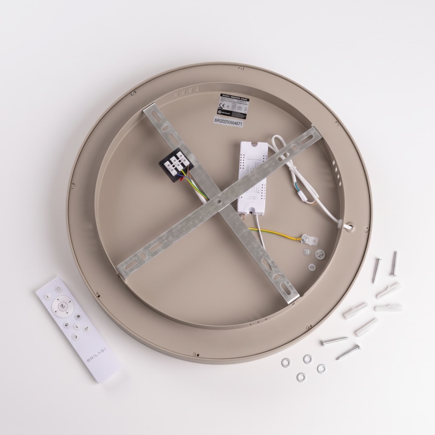 BRILAGI - LED hämardatav laelamp FALCON II LED/67W/230V 3000-6500K läbimõõt 40 cm beež + kaugjuhtimispult