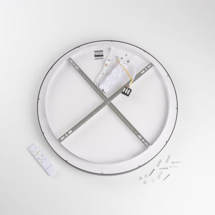 Brilagi - Hämardatav LED-laelamp FALCON II LED/99W/230V 3000-6500K läbimõõt 60 cm must + kaugjuhtimispult