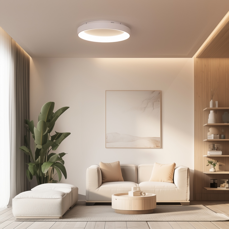 Brilagi - Hämardatav LED-laelamp FALCON II LED/99W/230V 3000-6500K läbimõõt 60 cm valge + kaugjuhtimispult