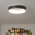 Brilagi - LED hämardatav laelamp FALCON LED/80W/230V 3000-6500K läbimõõt 60 cm must + kaugjuhtimispult