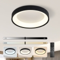 Brilagi - LED-hämardatav laelamp FALCON MODERN LED/54W/230V 3000-6500K läbimõõt 60 cm must + kaugjuhtimispult