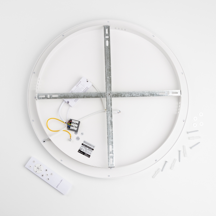 Brilagi - Hämardatav LED laelamp FALCON SLIM LED/42W/230V 3000-6500K, läbimõõt 50 cm, valge + kaugjuhtimispult