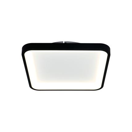 Brilagi - hämardatav LED-laevalgusti FALCON SLIM LED/50W/230V 3000-6500K 50x50 cm, musta värvi, koos kaugjuhtimispuldiga