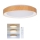 Brilagi - LED hämardatav laelamp FLOCO LED/48W/230V läbimõõt 40 cm puitdekoor/valge + kaugjuhtimispult