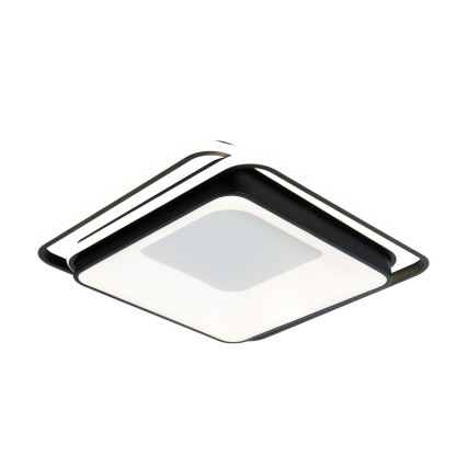 Brilagi - hämardatav laelamp IRIS LED/102W/230V 3000-6000K 50x50 cm must + kaugjuhtimispult