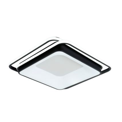 Brilagi - hämardatav laelamp IRIS LED/102W/230V 3000-6000K 50x50 cm must + kaugjuhtimispult