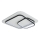 Brilagi - LED Hämardatav laelamp IRIS LED/81W/230V 3000-6000K 50x50 cm valge/must + kaugjuhtimispult