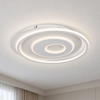 BRILAGI - Hämardatav LED-laelamp IRIS LED/83W/230V 3000-6000K 46x50 cm valge + kaugjuhtimispult