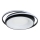 Brilagi - LED-hämardatav laelamp IRIS LED/84W/230V 3000-6000K 47x51 cm must + kaugjuhtimispult