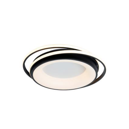 Brilagi - LED-hämardatav laelamp IRIS LED/84W/230V 3000-6000K 47x51 cm must + kaugjuhtimispult