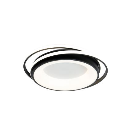 Brilagi - LED-hämardatav laelamp IRIS LED/84W/230V 3000-6000K 47x51 cm must + kaugjuhtimispult