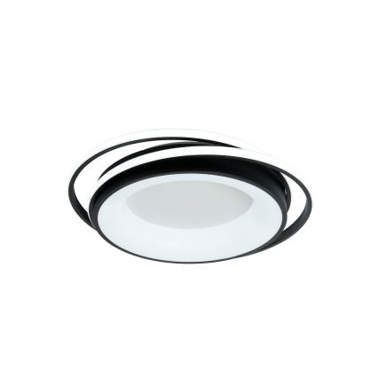 Brilagi - LED-hämardatav laelamp IRIS LED/84W/230V 3000-6000K 47x51 cm must + kaugjuhtimispult
