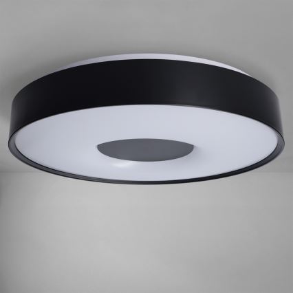 Brilagi - Hämardatav laevalgusti JAMIS LED/48W/230V 3000-6500K Ø 39 cm must + kaugjuhtimispult