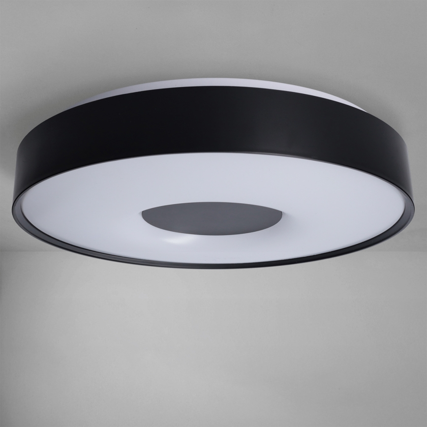 Brilagi - Hämardatav laevalgusti JAMIS LED/48W/230V 3000-6500K Ø 39 cm must + kaugjuhtimispult