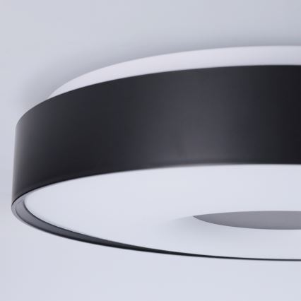 Brilagi - Hämardatav laevalgusti JAMIS LED/48W/230V 3000-6500K Ø 39 cm must + kaugjuhtimispult