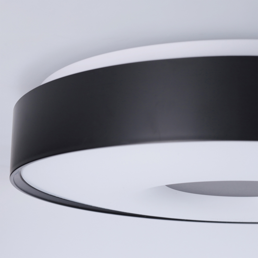 Brilagi - Hämardatav laevalgusti JAMIS LED/48W/230V 3000-6500K Ø 39 cm must + kaugjuhtimispult