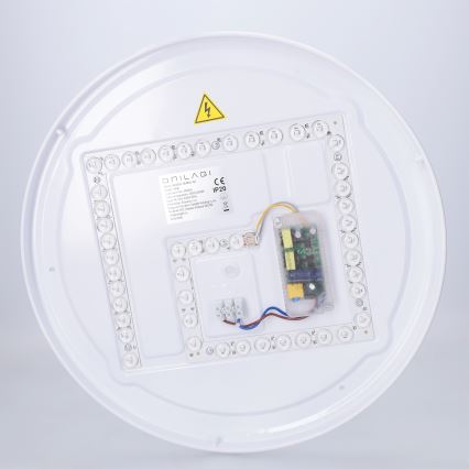 Brilagi - Hämardatav laevalgusti JAMIS LED/48W/230V 3000-6500K Ø 39 cm must + kaugjuhtimispult