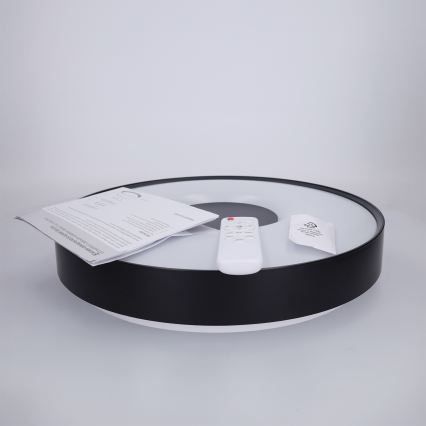 Brilagi - Hämardatav laevalgusti JAMIS LED/48W/230V 3000-6500K Ø 39 cm must + kaugjuhtimispult