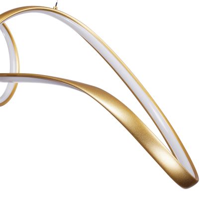 Brilagi - LED hämardatav rippvalgusti kaablil TWISTER LED/60W/230V 3000-6000K kuldne + kaugjuhtimispult