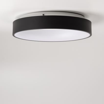Brilagi - LED Hämardatav laevalgusti FALCON LED/40W/230V 3000-6500K läbimõõt 45 cm must + kaugjuhtimispult
