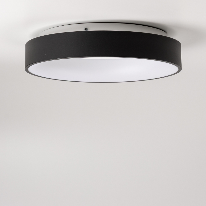 Brilagi - LED Hämardatav laevalgusti FALCON LED/40W/230V 3000-6500K läbimõõt 45 cm must + kaugjuhtimispult