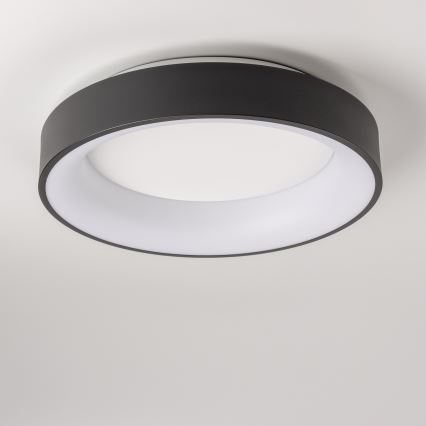 Brilagi - LED Hämardatav laevalgusti FALCON LED/40W/230V 3000-6500K läbimõõt 45 cm must + kaugjuhtimispult