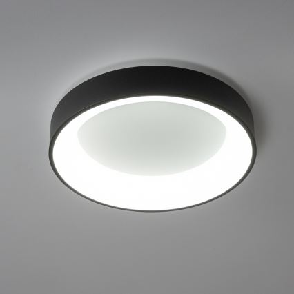Brilagi - LED Hämardatav laevalgusti FALCON LED/40W/230V 3000-6500K läbimõõt 45 cm must + kaugjuhtimispult