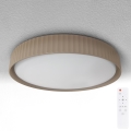 Brilagi - LED hämardatav laelamp LUCIA LED/48W/230V 3000-6500K läbimõõt 41 cm pruun + kaugjuhtimispult