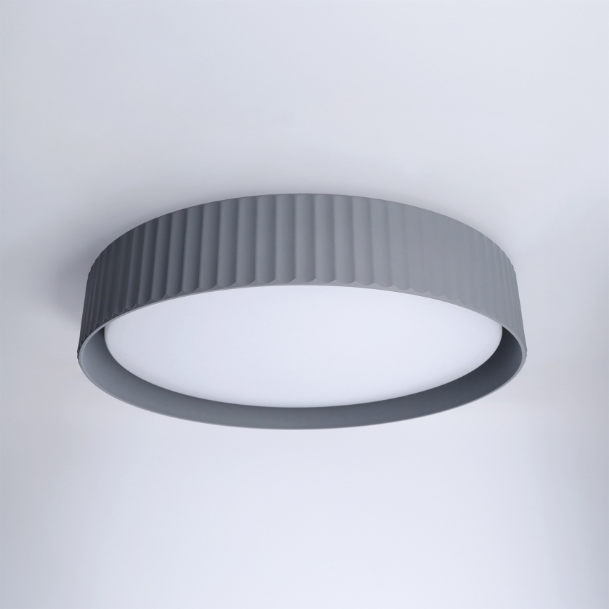 Brilagi - hämardatav laelamp LUCIA LED/48W/230V 3000-6500K läbimõõt 41 cm hall + kaugjuhtimispult