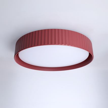 Brilagi - LED hämardatav laelamp LUCIA LED/48W/230V 3000-6500K läbimõõt 41 cm punane + kaugjuhtimispult